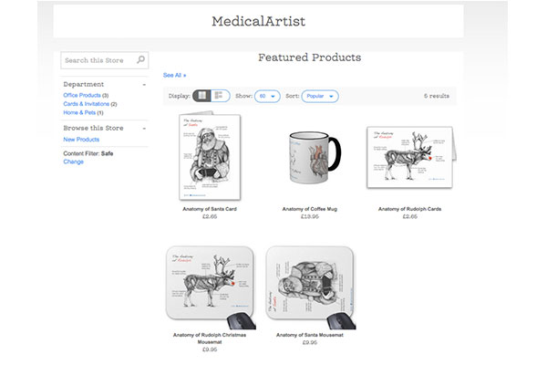 You can buy a range of products with some of our medical illustrations on them from this Zazzle Store